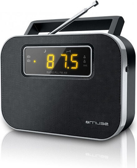 Muse M-081 R Επιτραπέζιο Ραδιόφωνο Ρεύματος / Μπαταρίας Μαύρο