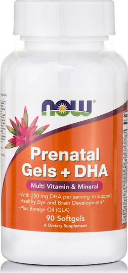 Now Foods Now Prenatal Gels + Dha Special Food Supplements for Pregnancy 90 Softgels