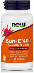 Now Foods Sun-E Vitamina pentru Antioxidant 400iu 60 softgels