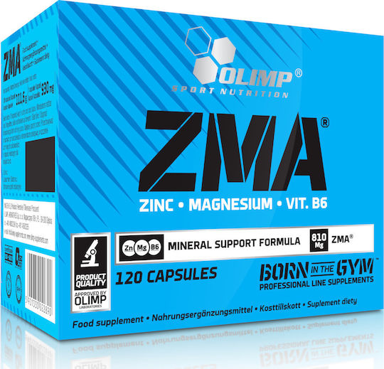 Olimp Sport Nutrition ZMA με Βιταμίνη B6 120 κάψουλες