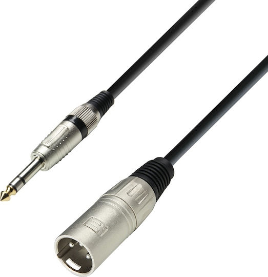 Adam Hall Microphone Cable XLR male - 6.3mm male 1m (K3BMV0100)