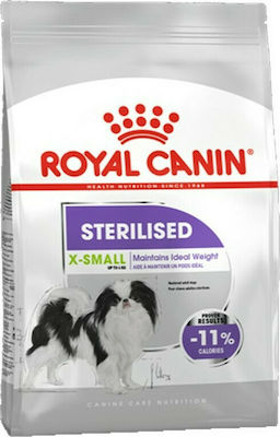 Royal Canin Sterilised X-Small 1.5kg Dry Food for Adult Neutered Dogs of Small Breeds with Corn and Poultry