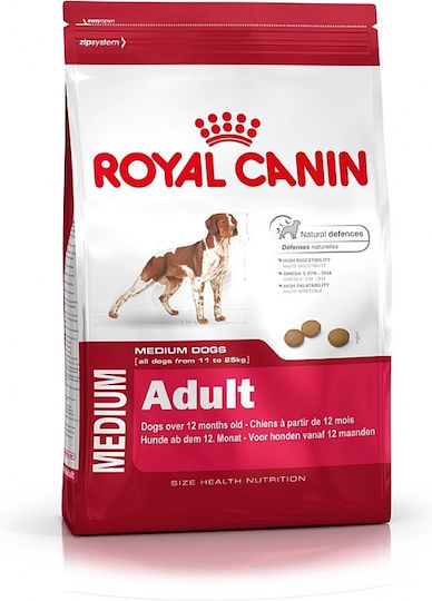 Royal Canin Medium Adult 10kg Dry Food for Adult Medium Breed Dogs with Corn and Poultry