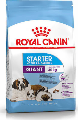 Royal Canin Startet Mother & Babydog Giant 4kg Dry Food for Puppies of Large Breeds with Corn, Poultry and Rice