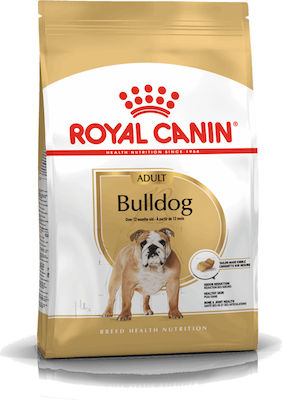 Royal Canin Adult Bulldog 3kg Dry Food for Adult Dogs of Small Breeds with Poultry and Rice