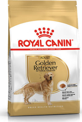 Royal Canin Adult Golden Retriever 12kg Ξηρά Τροφή για Ενήλικους Σκύλους Μεγαλόσωμων Φυλών με Καλαμπόκι, Πουλερικά και Ρύζι