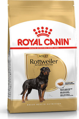 Royal Canin Adult Rottweiler 12kg Dry Food for Adult Dogs of Large Breeds with Rice and Poultry