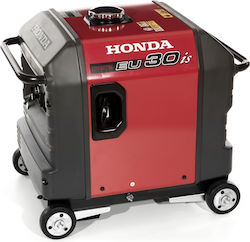 Honda Γεννήτρια Inverter Βενζίνης Τετράχρονη με Μίζα, Ρόδες και Μέγιστη Ισχύ 3.75kVA