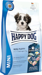 Happy Dog Mini Baby Junior 4kg Dry Food Gluten Free for Puppies of Small Breeds with Lamb and Poultry