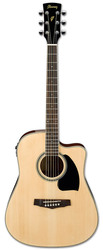 Ibanez Semi-Acoustic Guitar PF15ECE Cutaway Natural Gloss