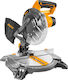 Ingco Electric Miter Saw with 1400WPower, Cutting Disc with a Diameter of 210mm & 5000rpm Cutting Speed