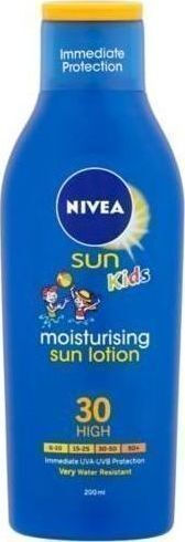 Nivea Sun Kids Protect & Care SPF30 Αδιάβροχο Παιδικό Αντηλιακό Γαλάκτωμα 200ml