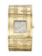 Uhr mit Gold Metallarmband