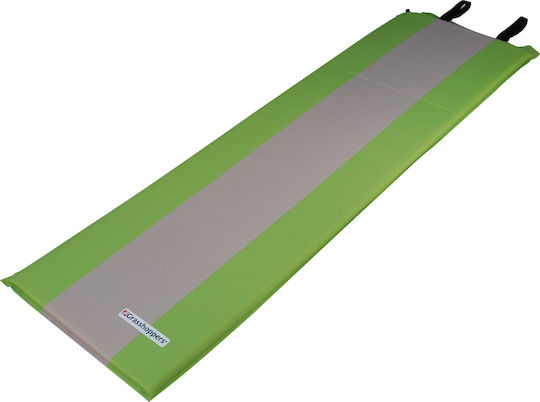 Grasshoppers Trek 38 Αυτοφούσκωτο Μονό Υπόστρωμα Camping 186x53cm Πάχους 3.8cm Πράσινο