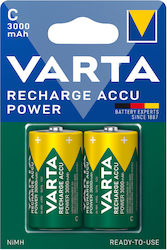 Varta Rechargeable Accu C 3000mAh 1.2V 2τμχ
