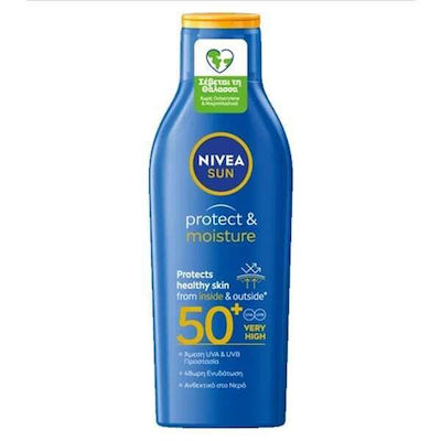 Nivea Protect & Moisture Αδιάβροχη Αντηλιακή Κρέμα για το Σώμα SPF50 200ml
