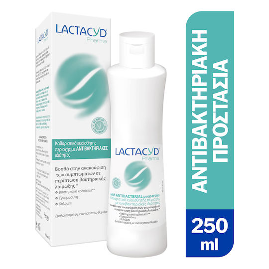 Lactacyd Antibakterielles Gel für Sanfte Reinigung des Intimbereichs 250ml