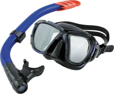 Bluewave Diving Mask Set with Respirator Blue