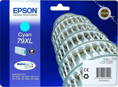 Epson 79XL Cartuș de cerneală original pentru imprimante InkJet Cyan (C13T79024010)