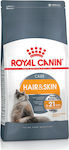 Royal Canin Hair & Skin Care Hrană Uscată pentru Pisici Adulte cu Păsări de curte 0.4kg