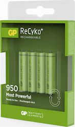 GP Batteries Recyko+ Презареждащи батерии AAA N...