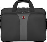 Wenger Legacy Double Gusset Tasche Schulter / Handheld für Laptop 16" in Schwarz Farbe