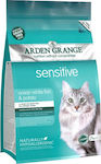 Arden Grange Sensitive Hrană Uscată pentru Pisici Adulte cu Pește / Cartofi 0.4kg