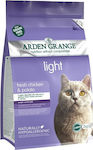 Arden Grange Light Dry Food for Adult Cats with Chicken / Potatoes 2kg