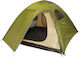 Grasshoppers Dorset 3 Camping Tent Igloo Green with Double Cloth 3 Seasons for 3 People 210x190x140cm