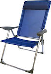 Campus Chair Beach Aluminium Blue