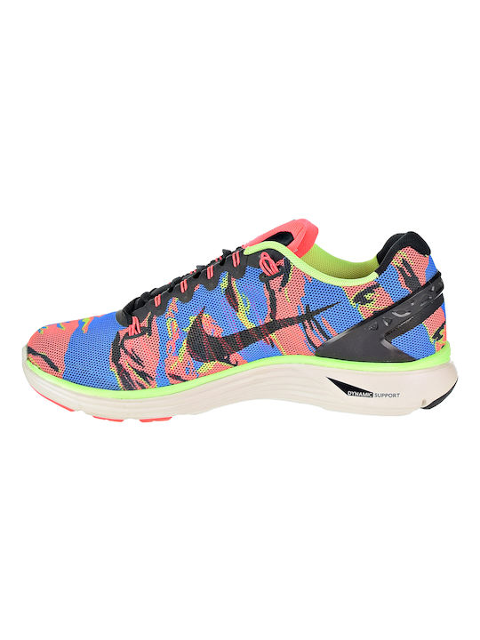 Nike Lunarglide 5 Ανδρικά Αθλητικά Παπούτσια Running Πολύχρωμα