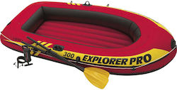 Intex Φουσκωτή Βάρκα Εxplorer Pro 300 3 Ατόμων 244x177cm με Κουπιά και Τρόμπα