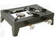 Calfer Gas ELS-150 Liquid Gas Countertop Double Burner Gray