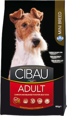 Farmina Cibau Adult Mini 2.5kg Dry Food for Adult Dogs of Small Breeds with Corn, Meat and Rice