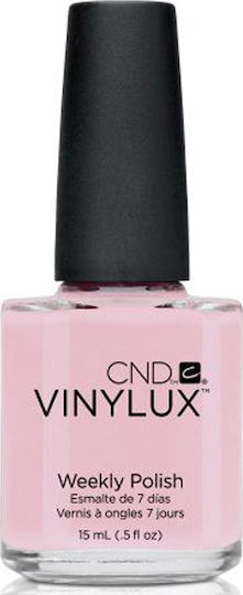 CND Vinylux Gloss Βερνίκι Νυχιών Μακράς Διαρκείας Ροζ Negligee 15ml