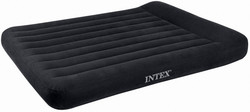 Intex Camping Air Mattress Supersize Queen Pillow Rest Classic 203x152x23cm