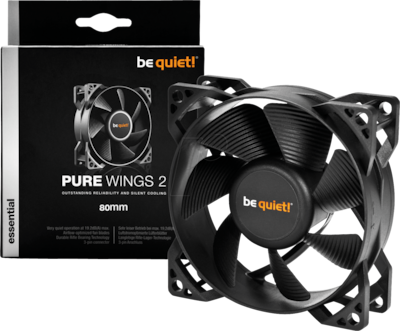 Be Quiet Pure Wings 2 Case Fan 80mm με Σύνδεση 3-Pin