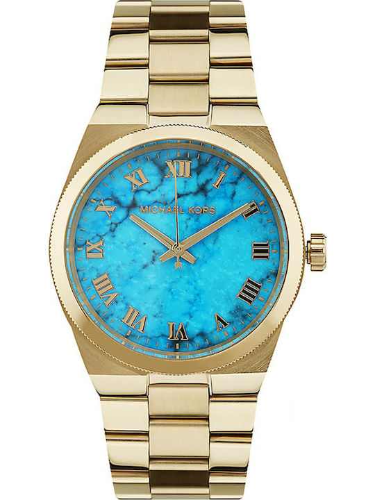 Michael Kors Channing Women's Watch with Gold Metal Bracelet