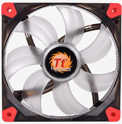 Thermaltake Luna 12 LED Case Fan 120mm with Red Lighting and Connection 3-Pin 1pcs