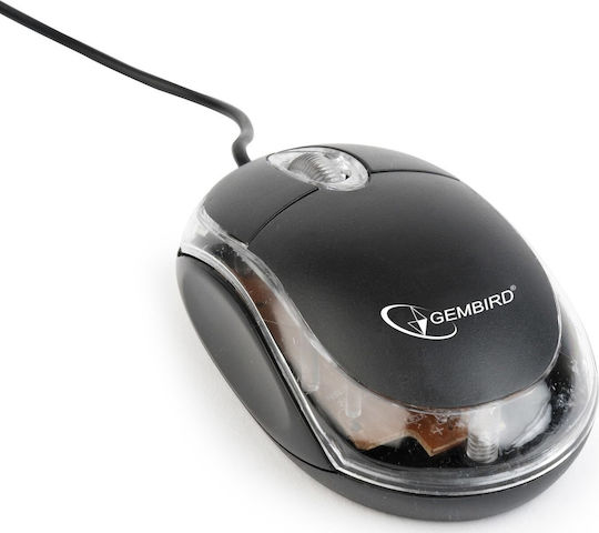 Gembird MUS-U-01 Wired Mouse Black