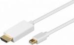 MCAB Cable mini DisplayPort male - HDMI male 1m White (7000095)