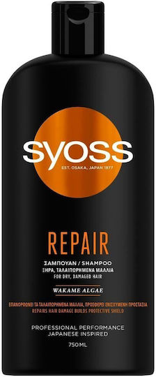 Syoss Repair Shampoos Reconstruction/Nourishment for Dry Hair 750ml