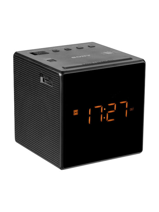 Sony Ψηφιακό Ρολόι Επιτραπέζιο με Ξυπνητήρι Black ICF-C1B