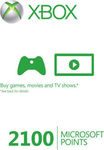 Microsoft Xbox Live Points Προπληρωμένη Κάρτα με 2100 Points