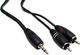 Prolink Prolink 3,5mm Klinkenkabel - RCA-Stecker Schwarz 3m
