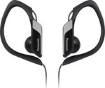Panasonic Ακουστικά Ψείρες Earbuds RP-HS34 Τύπου Ear Hook Μαύρα