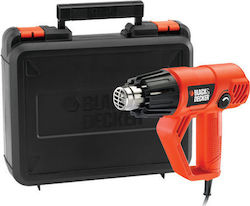 Black & Decker KX2001K Heißluftpistole mit Temperaturregelung bis zu 600°C