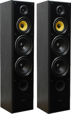 Taga Harmony Ζεύγος Ηχείων Hi-Fi Δαπέδου TAV-606F SE 110W 3 Δρόμων Μαύρα