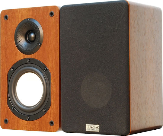 Taga Harmony TAV-806S Pereche Boxe Hi-Fi Bookself 90W 2 Nr. de șoferi L18xA18xÎ30cm. Nuci
