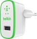 Belkin Φορτιστής Χωρίς Καλώδιο με Θύρα USB-A 12W Λευκός (F8J040VF)